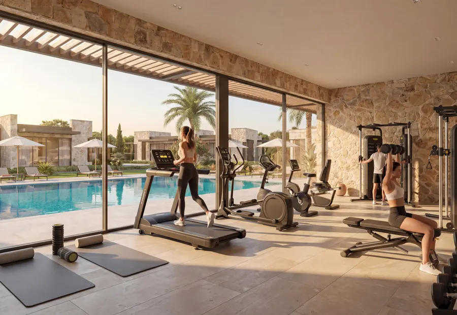 Fitness ve pilates alanı